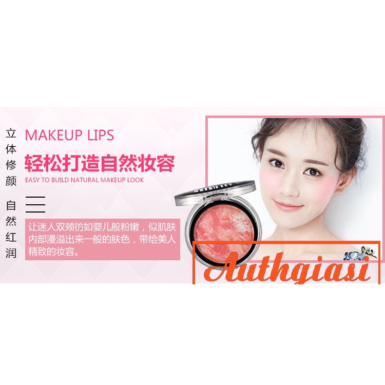 [SẴN 8 TONE] Phấn má khoáng nhũ bắt sáng cực xinh Ubub kèm gương và chổi tán má hồng | BigBuy360 - bigbuy360.vn