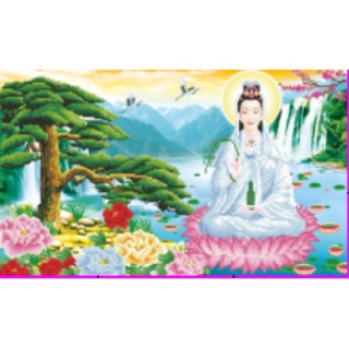Tranh đính đá Phật Quan Âm LV356 (chưa đính)