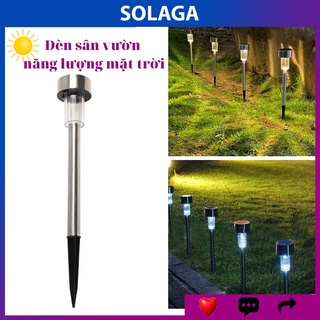 Đèn sân vườn năng lượng mặt trời inox SOLAGA HT1052