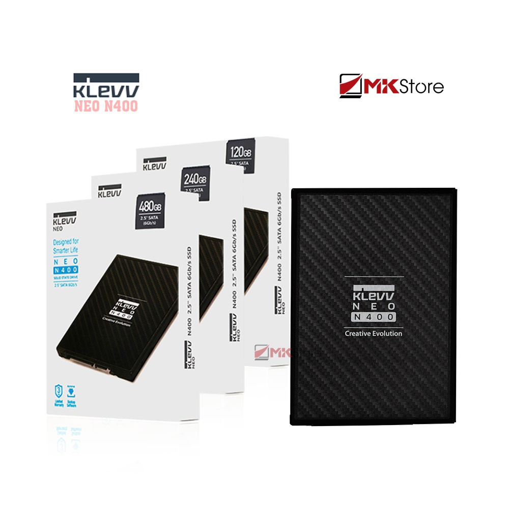 [Mã 255ELSALE giảm 7% đơn 300K] Ổ cứng SSD gắn trong N400 Klevv NEO 2.5'' SATA3 7mm | WebRaoVat - webraovat.net.vn