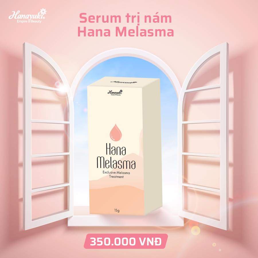 Serum Khử Nám, Tàn Nhang, Đồi Mồi Hana Melasma Minisize Chính Hãng 15gram - HanayukiAsia