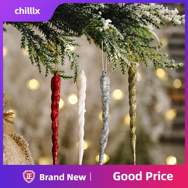 【chilllx】Christmas Decorations Icicle Pendant Christmas Tree Decoration