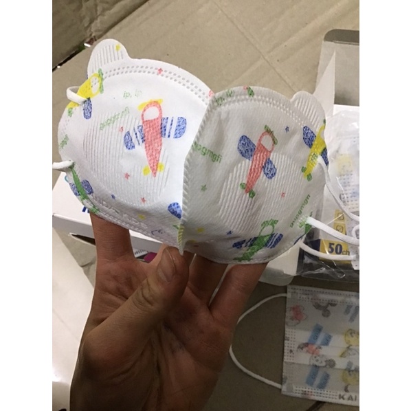 Khẩu trang y tế cho bé, khẩu trang 3D trẻ em