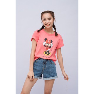 Áo Thun BOO Nữ Oversize Minnie Shy Boo