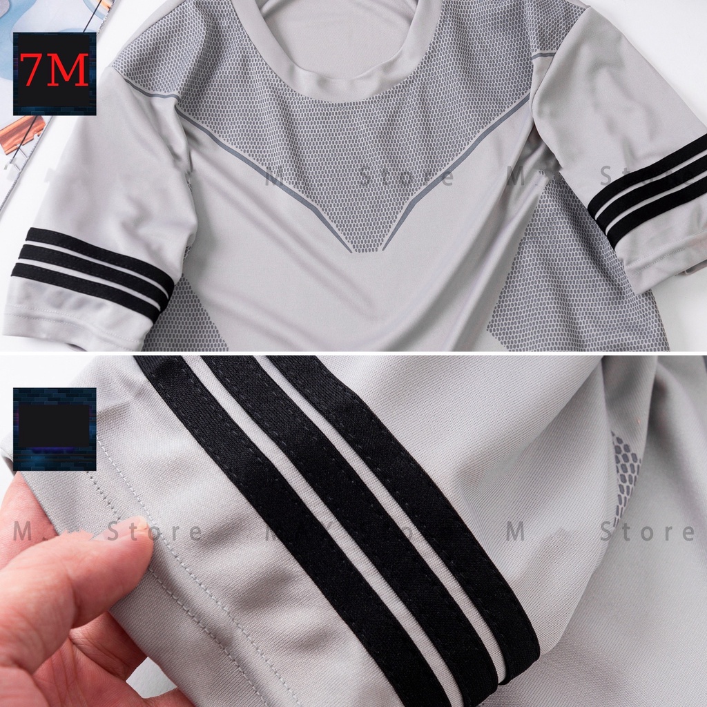 Bộ thể thao nam mặc nhà cao cấp M7 chất thun mát co dãn thoáng khí 3 màu trẻ trung năng động