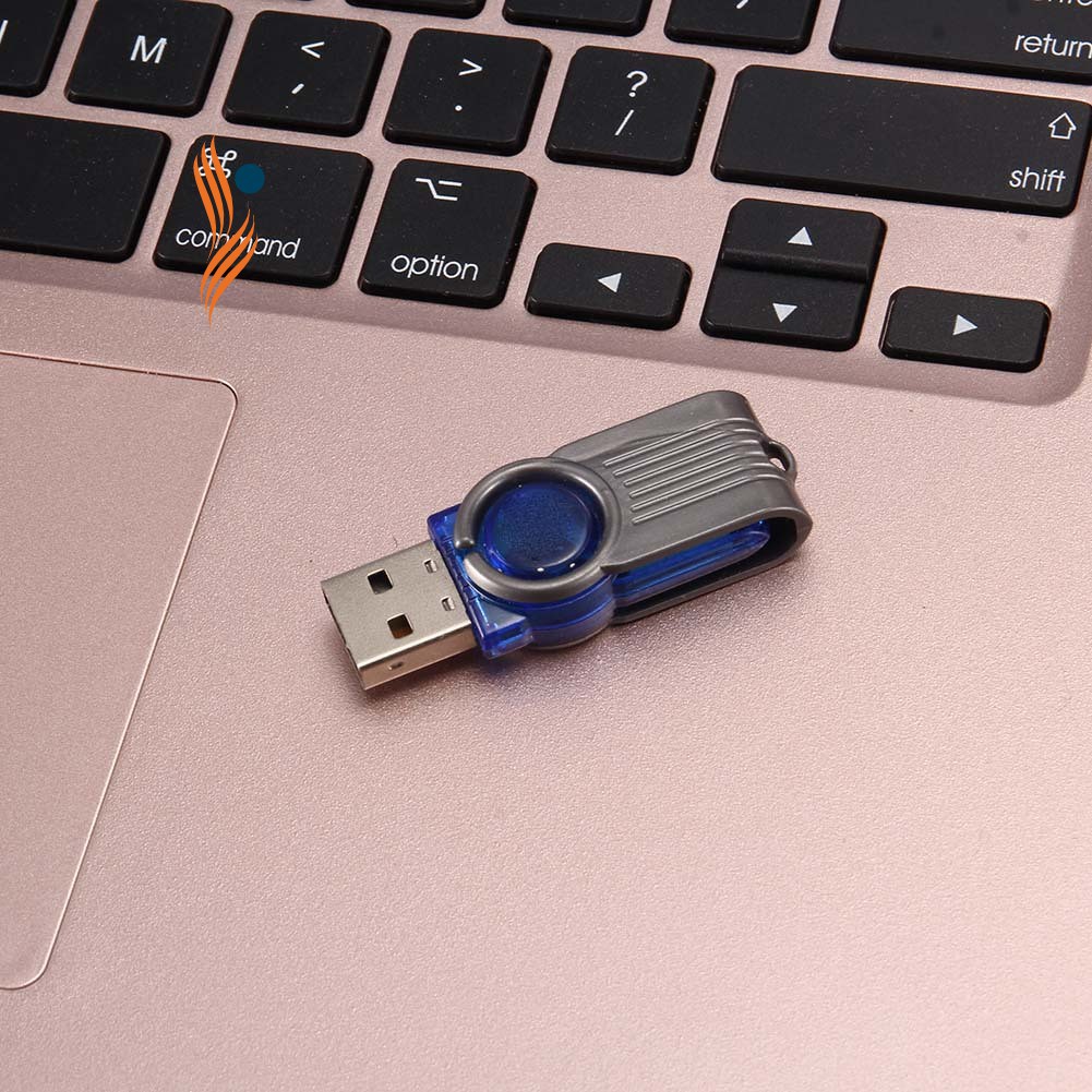 USB 2.0 mini vỏ nhựa dùng đọc thẻ nhớ SD TF tốc độ cao cho máy tính bảng, PC, laptop | BigBuy360 - bigbuy360.vn