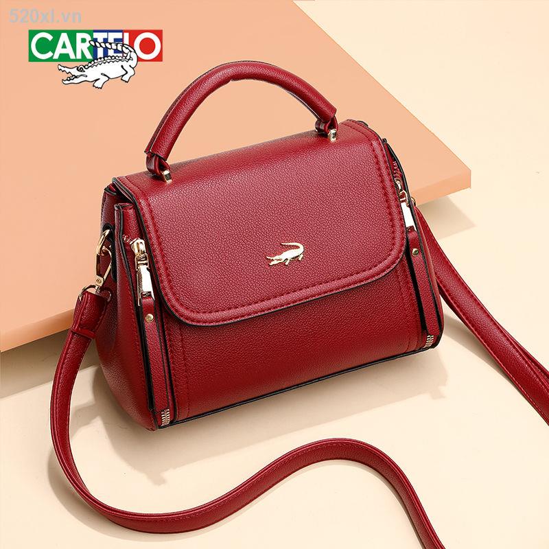 Vận Chuyển Nhanh [Túi Xách Da Cá Sấu Mới Cho Phụ Nữ Tuổi Trung Niên] Kadile