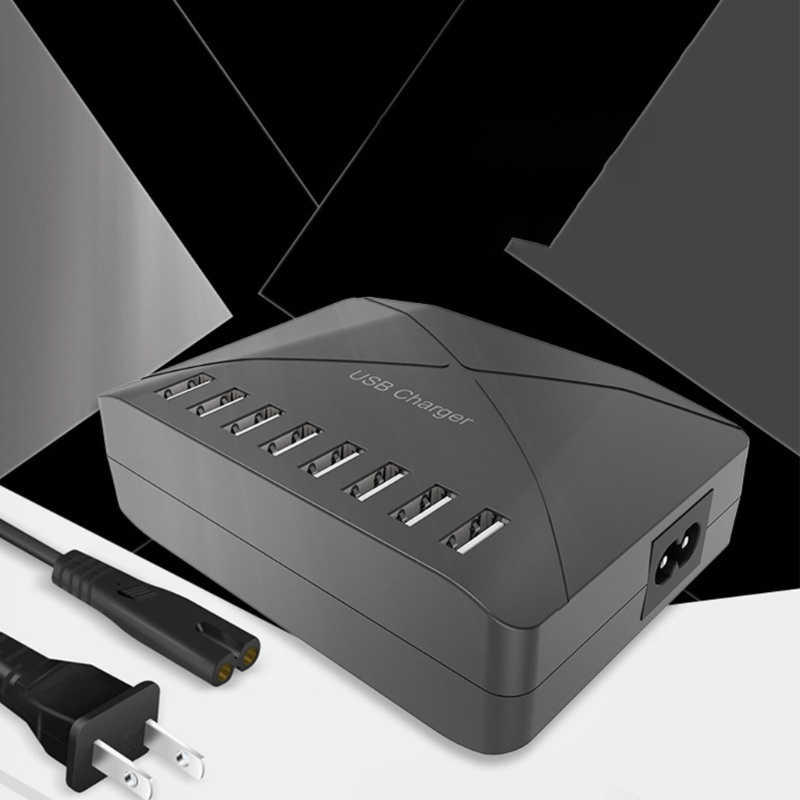 Trạm Sạc Để Bàn 8 Cổng USB 5A 2 4A