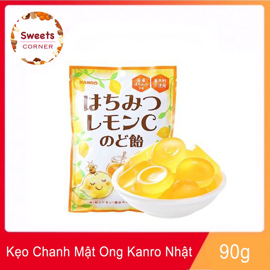 Kẹo Chanh Mật Ong Kanro Nhật Bản 90g (5 loại)