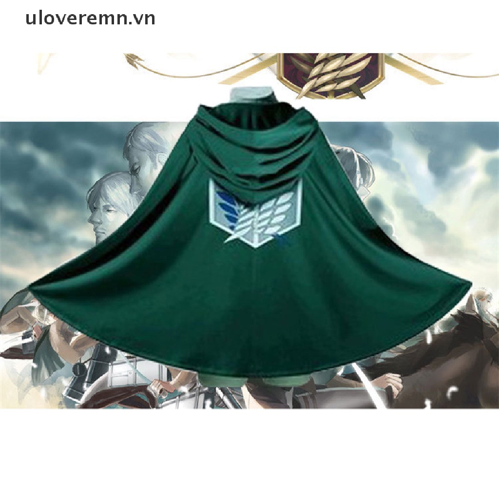 Áo Choàng Hóa Trang Nhân Vật Anime no Kyojin Trong Phim Attack on Titan