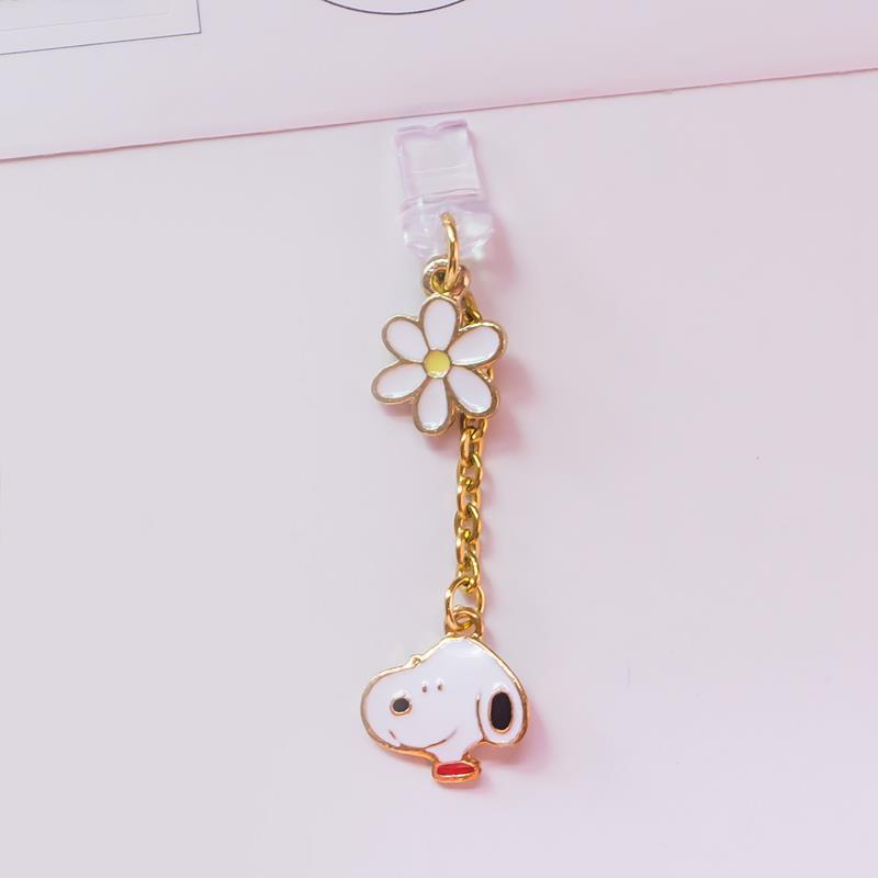 Nút Bịt Chống Bụi Cho Cổng Sạc Điện Thoại Di Động Hình Charlie Snoopy