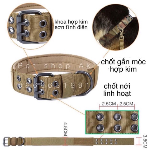 Vòng cổ có đệm cho chó đủ size( có ảnh thật)