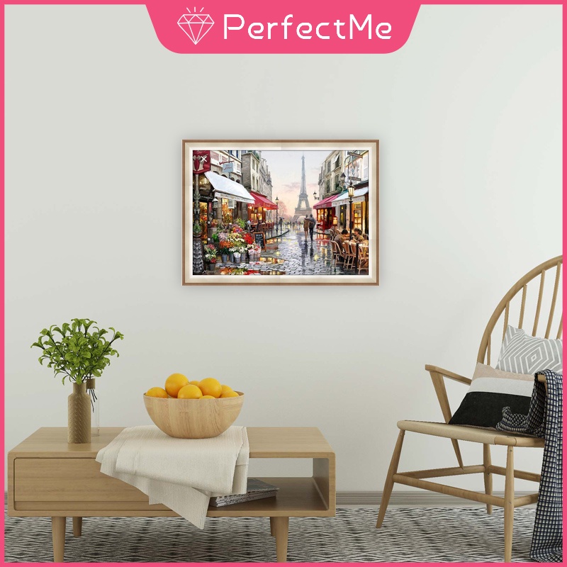 Bộ Tranh Đính Đá 5D Tự Làm 30x40cm Hình Phong Cảnh Trang Trí Nhà Cửa