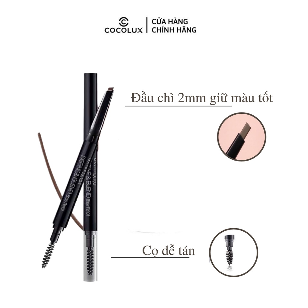 Chì Kẻ Mày Maybelline Define &amp; Blend Brow Pencil 0.16g