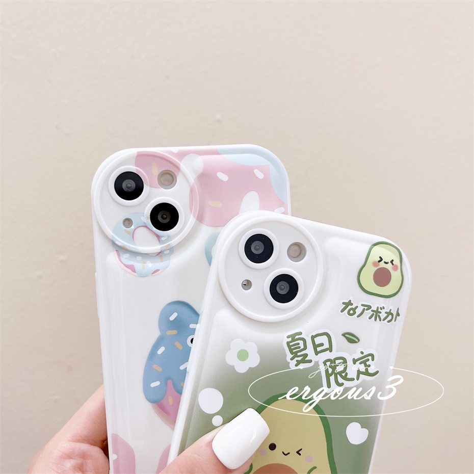 Ốp Điện Thoại Mềm Họa Tiết Chấm Bi Bảo Vệ Ống Kính Máy Ảnh Cho iPhone 14 13 12 11 Pro Max SE2020 X XR Xs Max 7 8 Plus
