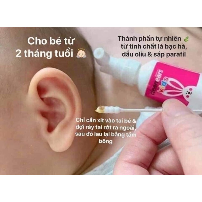 Xịt tan ráy tai CLEANEARS