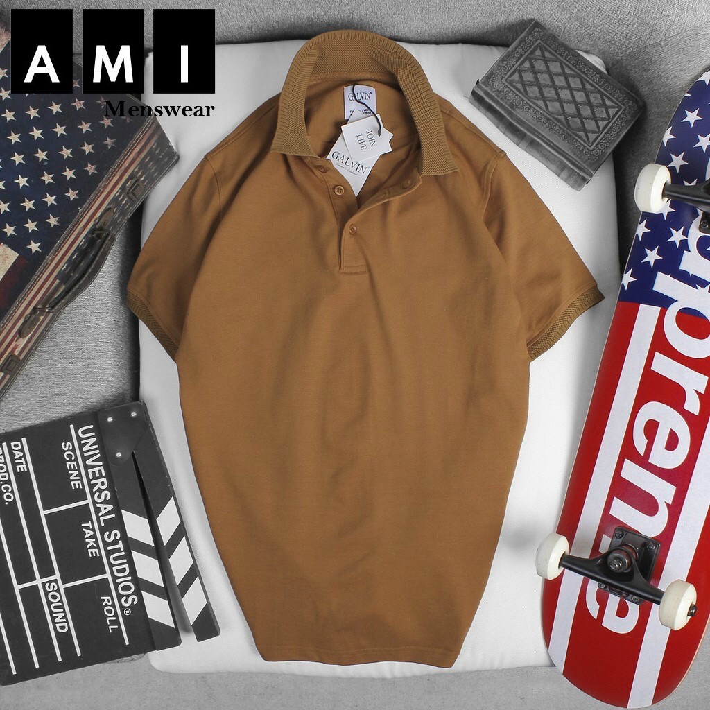 Áo Polo Nam Basic Cổ Dệt cao cấp, Áo Phông Nam Có Cổ Vải Cá Sấu Cao Cấp [Hàng Đẹp]PL2 | BigBuy360 - bigbuy360.vn