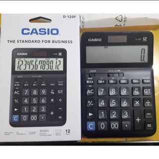 Máy Tính Văn Phòng Casio D-120F Chính Hãng - 12 Chữ Số, Bền Bỉ, Xử Lý Hóa Đơn Chuyên Nghiệp
