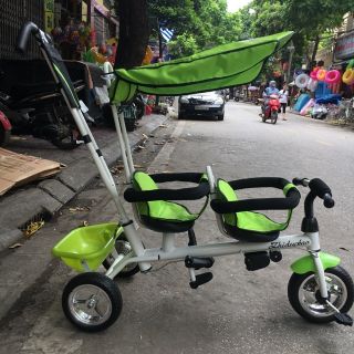 Xe đẩy 3 bánh sinh đôi 5566