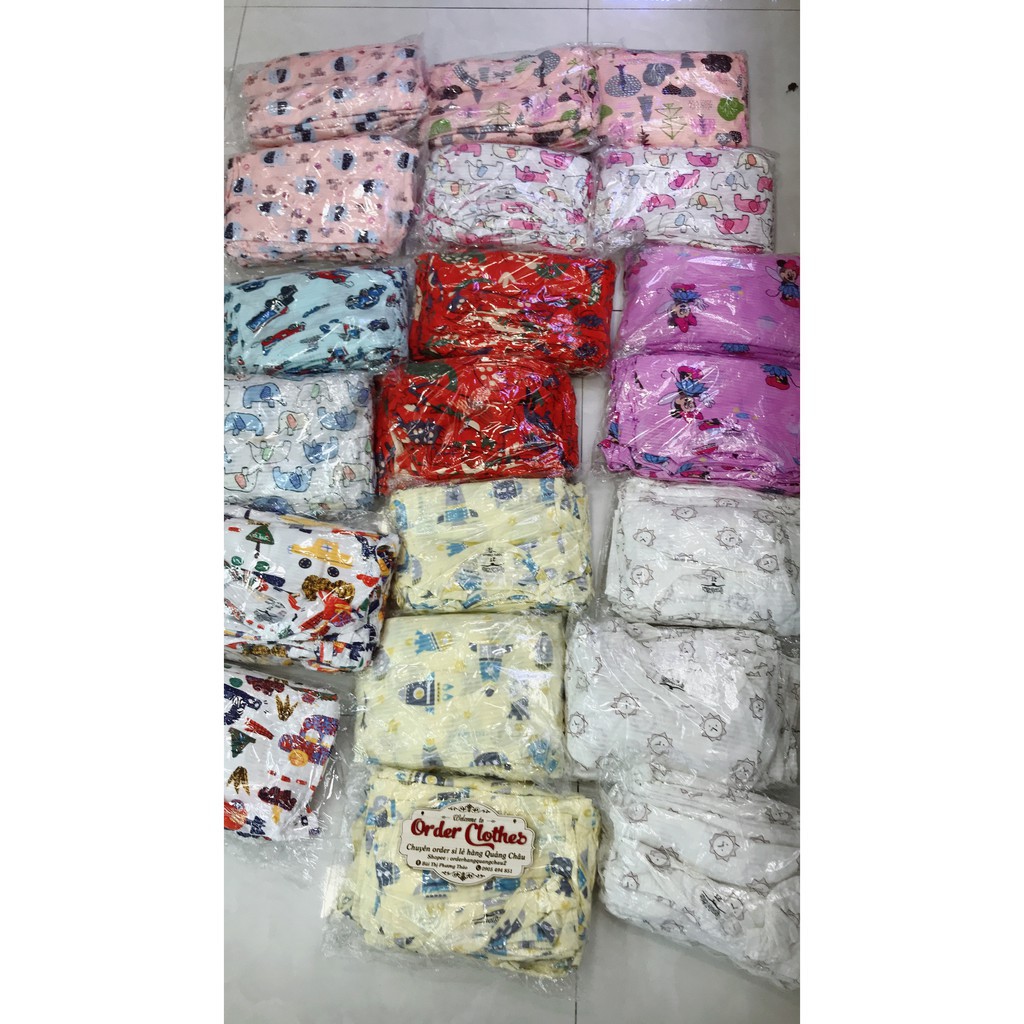 Bộ Cotton Lưới Dài Tay Bé Gái, Bé Trai Bin Sports QATE017