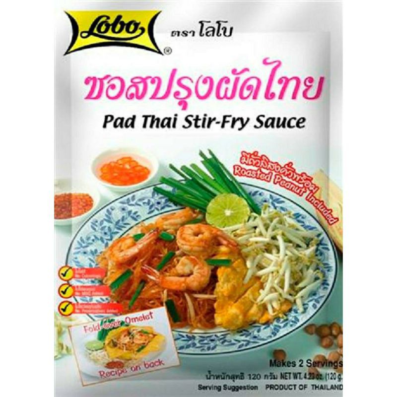 Gói gia vị Pad Thái Lobo 120gr . Pad Thai Stir-Fry Sauce 💯 chính hãng