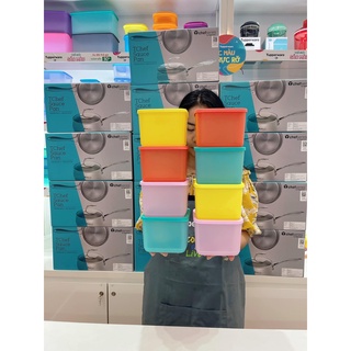Bộ hộp bảo quản thực phẩm medium square round 4 hộp