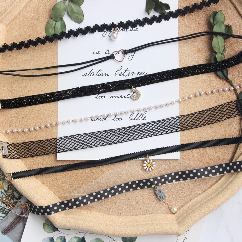Vòng Cổ Choker Thời Trang Phong Cách Hàn Quốc Cho Nữ