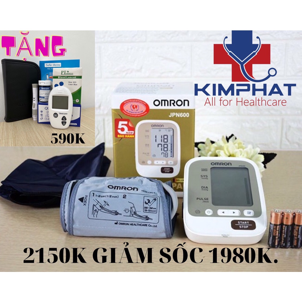 ❌❌❌GIẢM GIÁ CỰC SỐC ❌❌❌🌿🌿 MÁY ĐO HUYẾT ÁP BẮP TAY OMRON JPN600 (MADE IN JAPAN) 🌿🌿