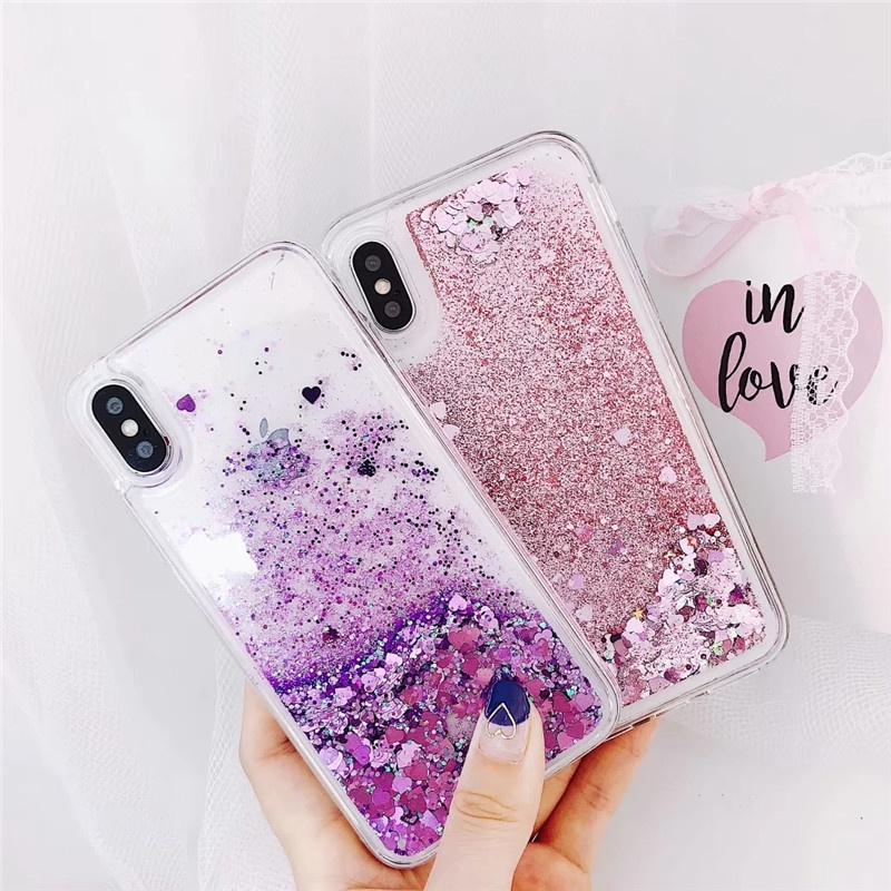 Ốp Điện Thoại Kim Tuyến Nước Cho Samsung Galaxy A10 A20 A30 A40 A50 A60 A70 A31 A51 A71 Samsung J2 Prime J5 J7Prime