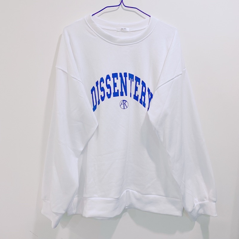 Áo nỉ trắng dài tay in chữ siêu rẻ đẹp (Ảnh thật) | BigBuy360 - bigbuy360.vn