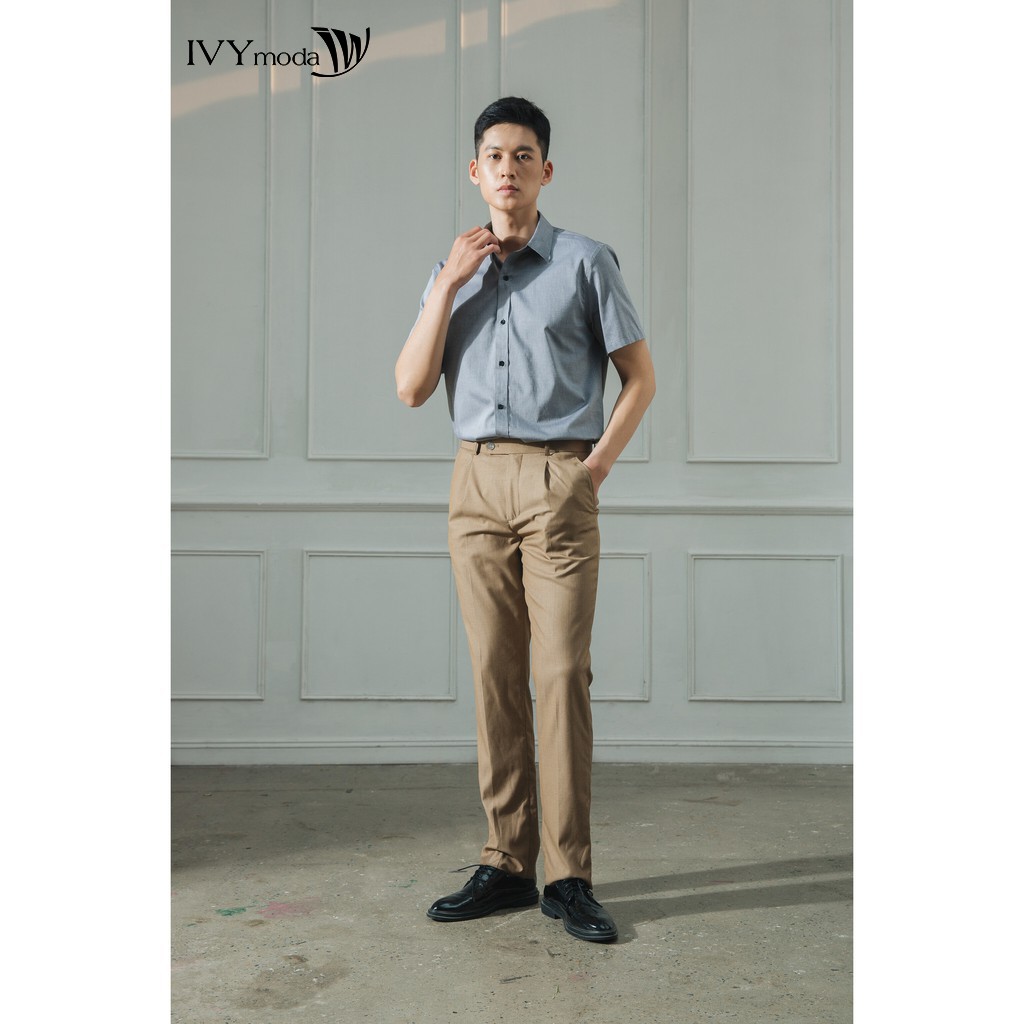 [NHẬP WABRTL5 GIẢM 10% TỐI ĐA 50K ĐH 250K ]Quần dài nam phong cách IVY moda MS 22E2444