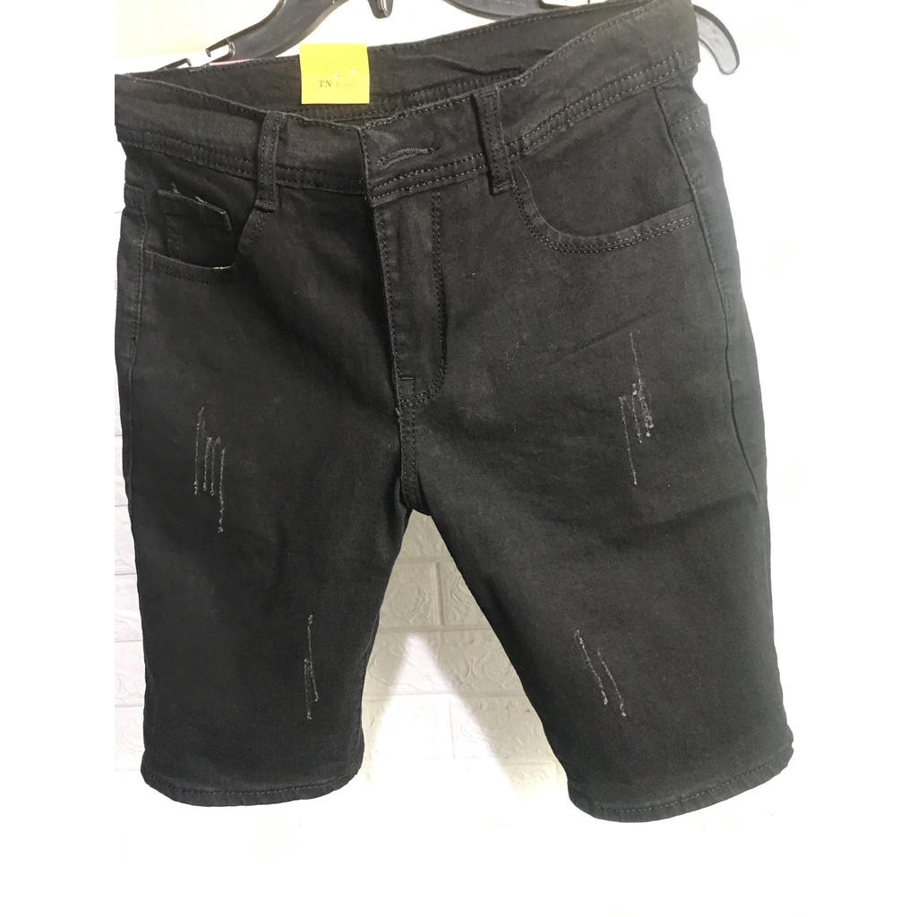 Quần short Jean Nam- Quần ngố Nam cao cấp - Jean co giãn, thoáng mát
