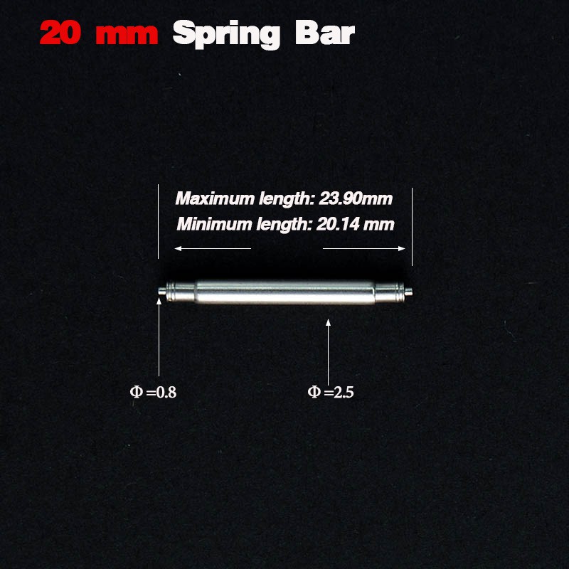 Chốt gắn dây đồng hồ 2.5mm spring bar cho Seiko SKX007, Seiko SKX013 , Sumo , Seiko Monster size 20mm - 22mm