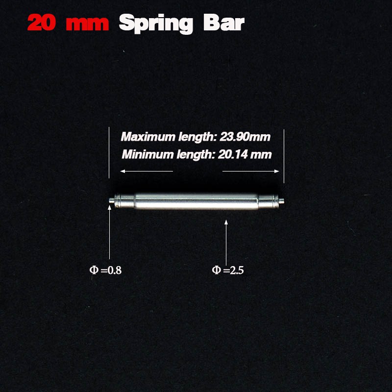 Chốt gắn dây đồng hồ 2.5mm spring bar  cho Seiko SKX007, Seiko SKX013 , Sumo , Seiko Monster size 20mm - 22mm