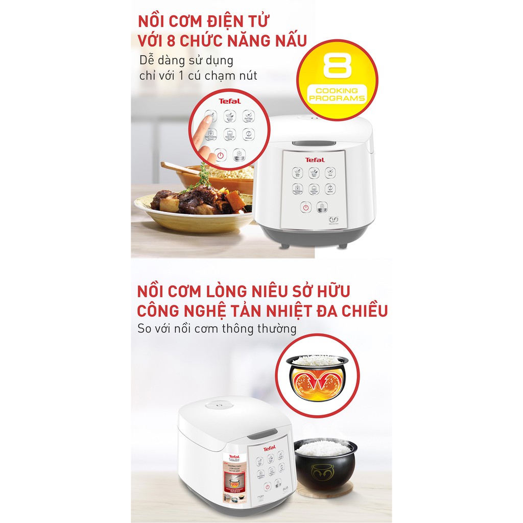 Nồi Cơm Điện Tefal RK732168  | UnI 4Life