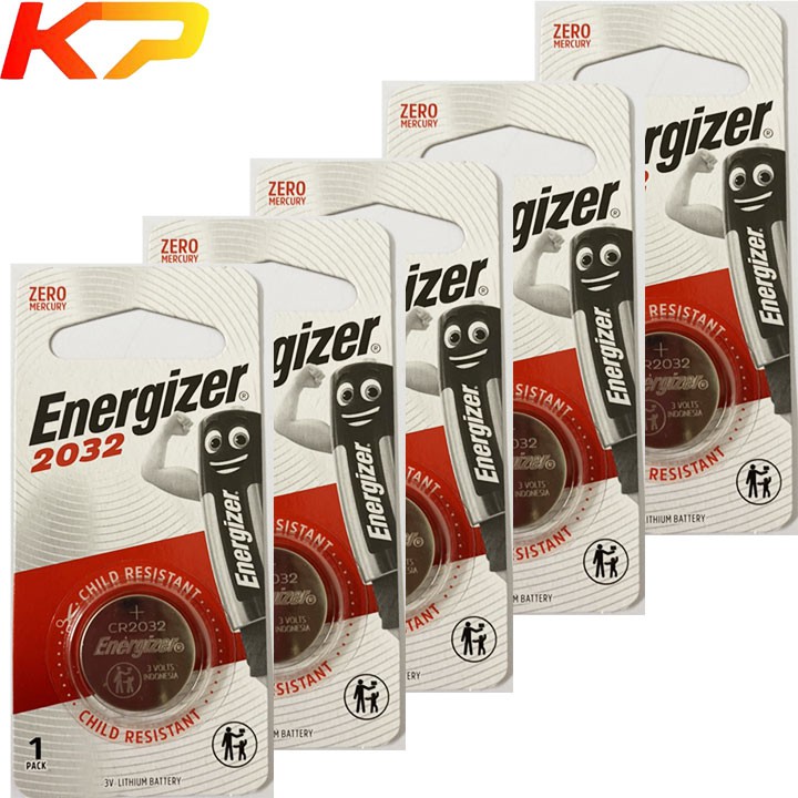 Pin CR2032 Energizer Lithium 3V - vỉ 1 viên.