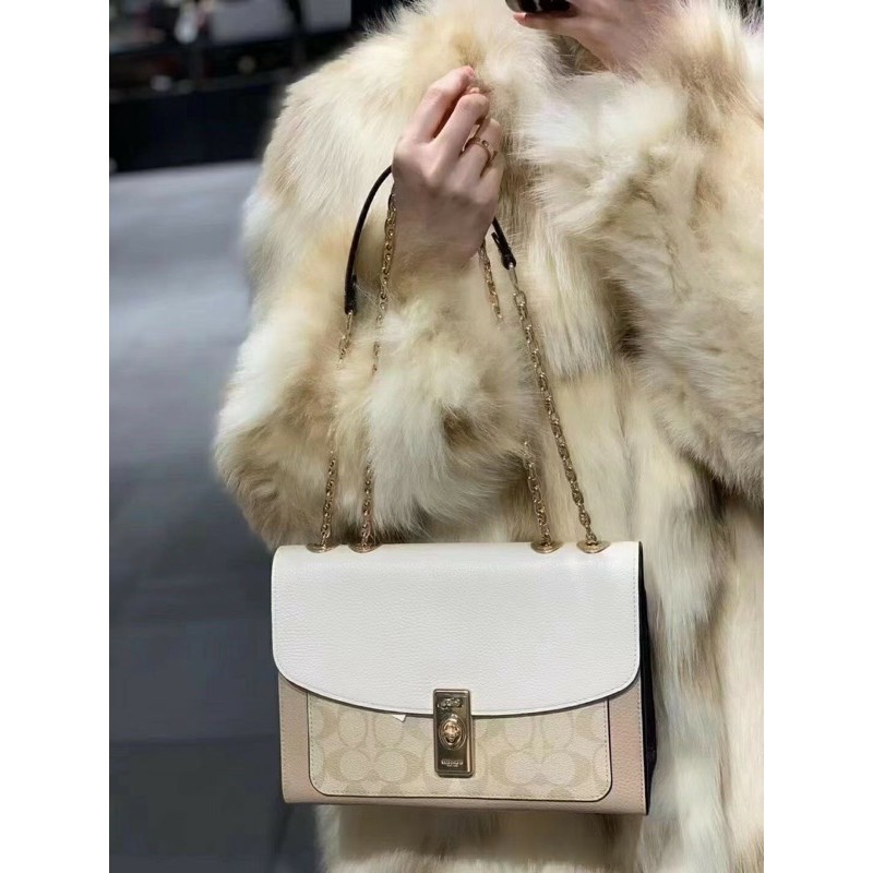 TÚI Coach lane đeo vai size 25- 3 màu