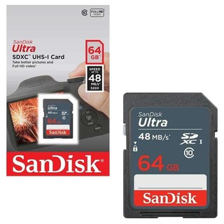 Thẻ nhớ sandisk ultra sdhc 64gb 48mbps sdcard class 10 / sd 64gb 48mb / s