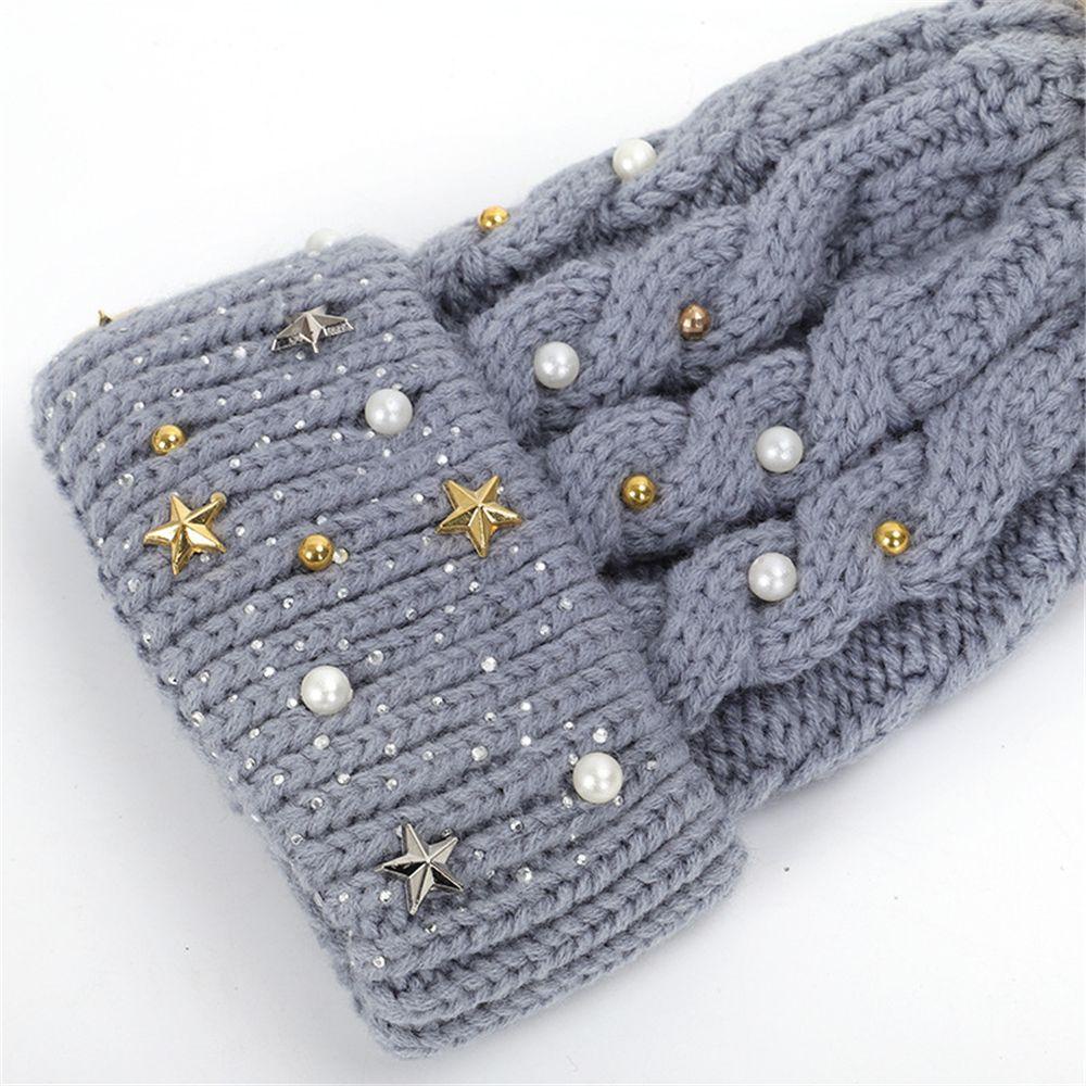 Mũ Beanie Lông Dày Dặn Giữ Ấm Mùa Đông