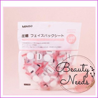 Mặt Nạ Giấy Nén Miniso Nhật Bản