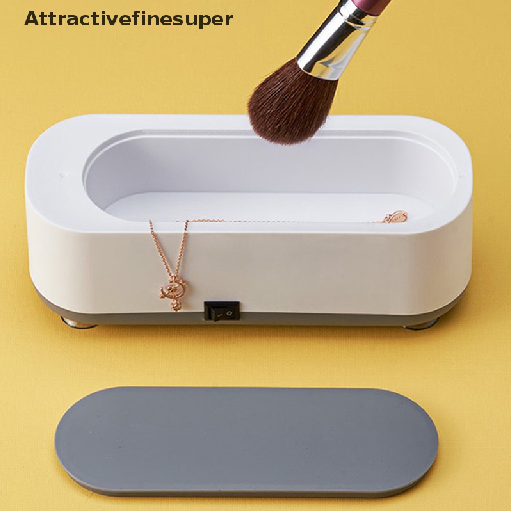 Máy Rung Siêu Âm 4.5v Làm Sạch Kính / Đồng Hồ / Trang Sức / Nhẫn Nhỏ