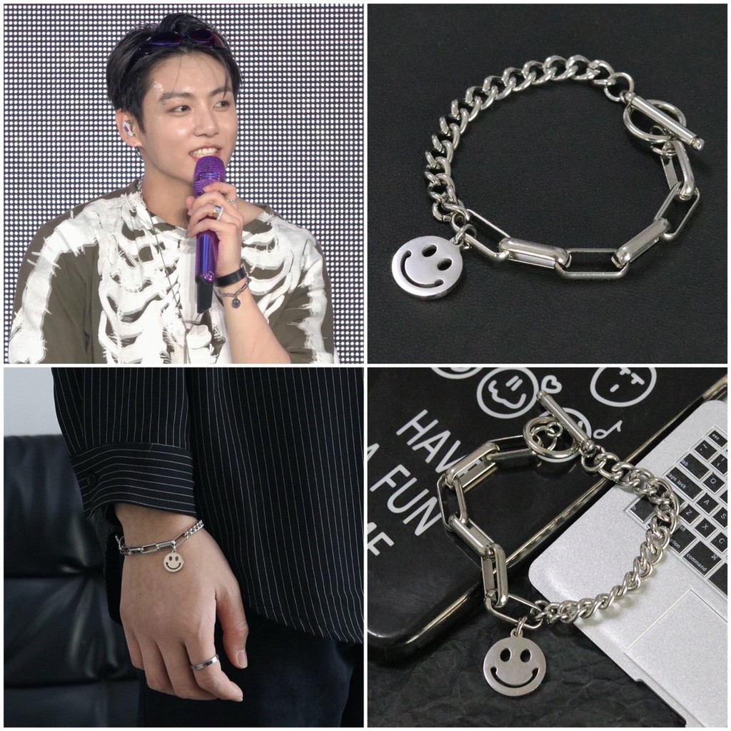 Vòng tay mặt cười cheap moment với Jungkook