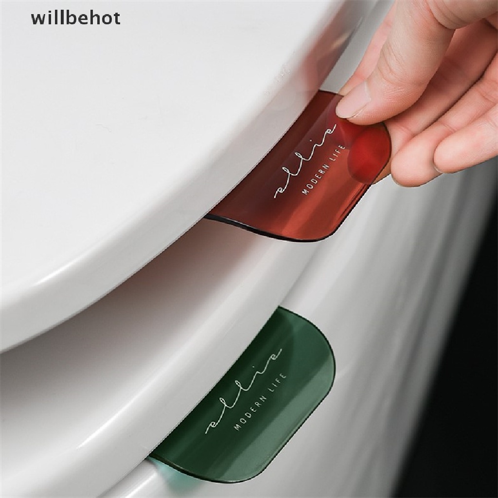 Dụng cụ nâng bệ ngồi toilet di động trong suốt không cần chạm tiện lợi