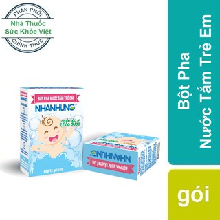 Bột pha nước tắm trẻ em nhân hưng - sạch da, kháng khuẩn tự nhiên, chống viêm, giảm ngứa ✅