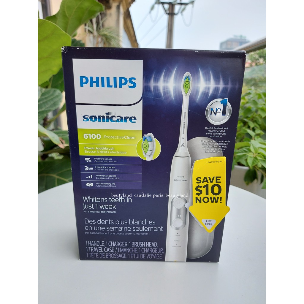 [ HÀNG MỸ] Bàn chải điện Philips Sonicare ProtectiveClean 6100