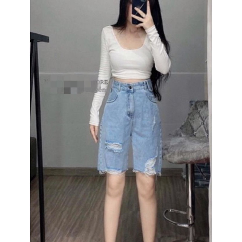 Quần jean ngố Style ullzang cực đẹp nhé ( kèm video )