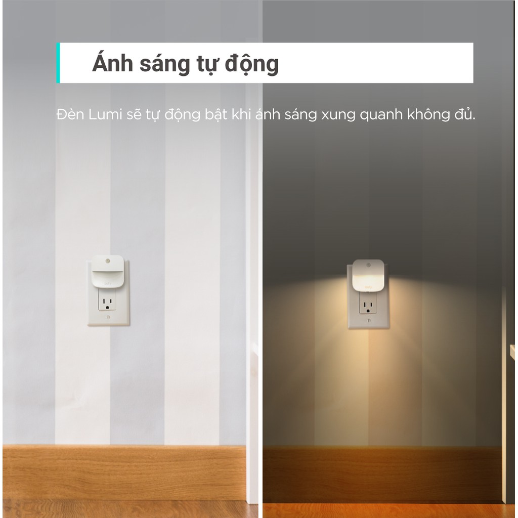 Bộ 4 Đèn Thông Minh Eufy (By Anker) Lumi Plug-in Night Light 0.4W T1303