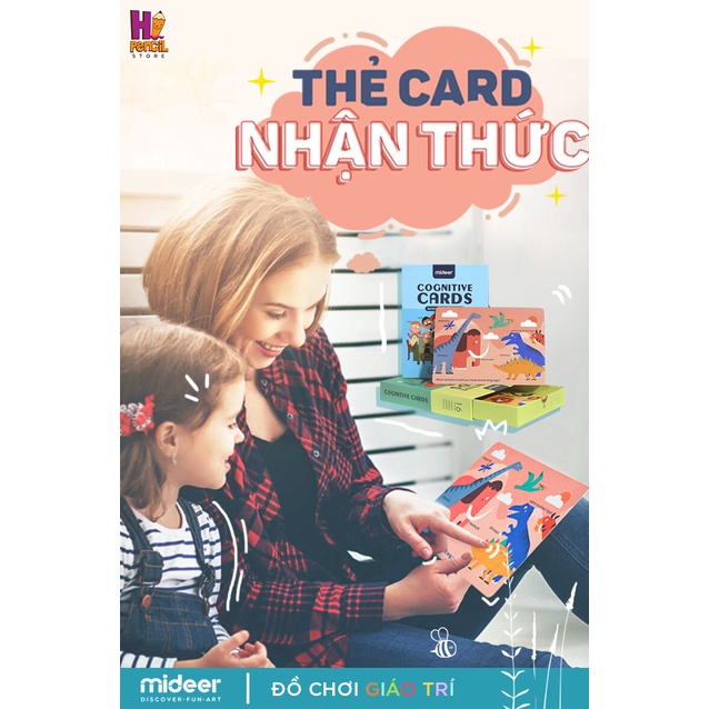 Đồ Chơi Thẻ Card Nhận Thức Thế Giới Xung Quang Cho Bé Từ 3 Tuổi - Hi Pencil