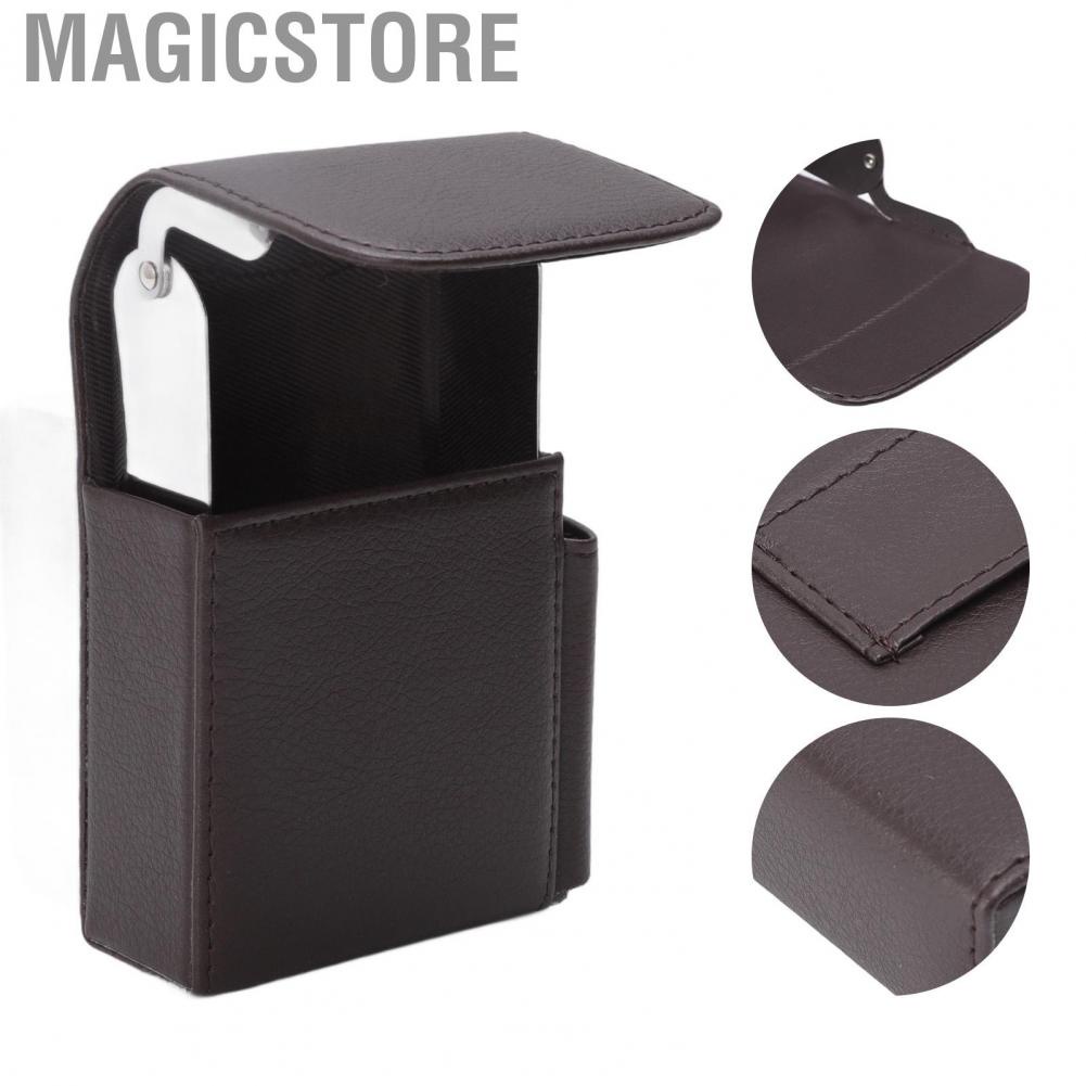 Magicstore Cigarette Case Box Light Weight Water Proof Portable Easy To Clean Retro Integrated with Holder for Storage