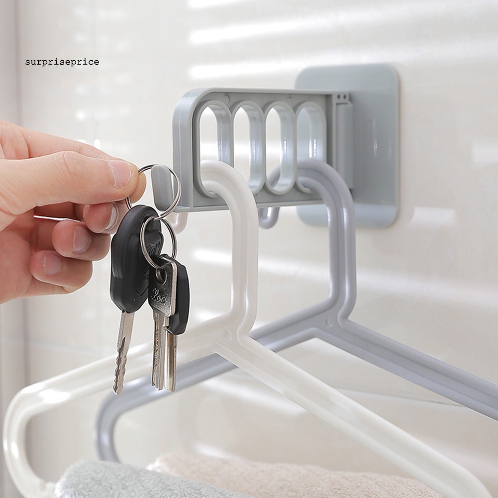 Móc treo đồ quần áo gắn tường tiết kiệm không gian tiện lợi